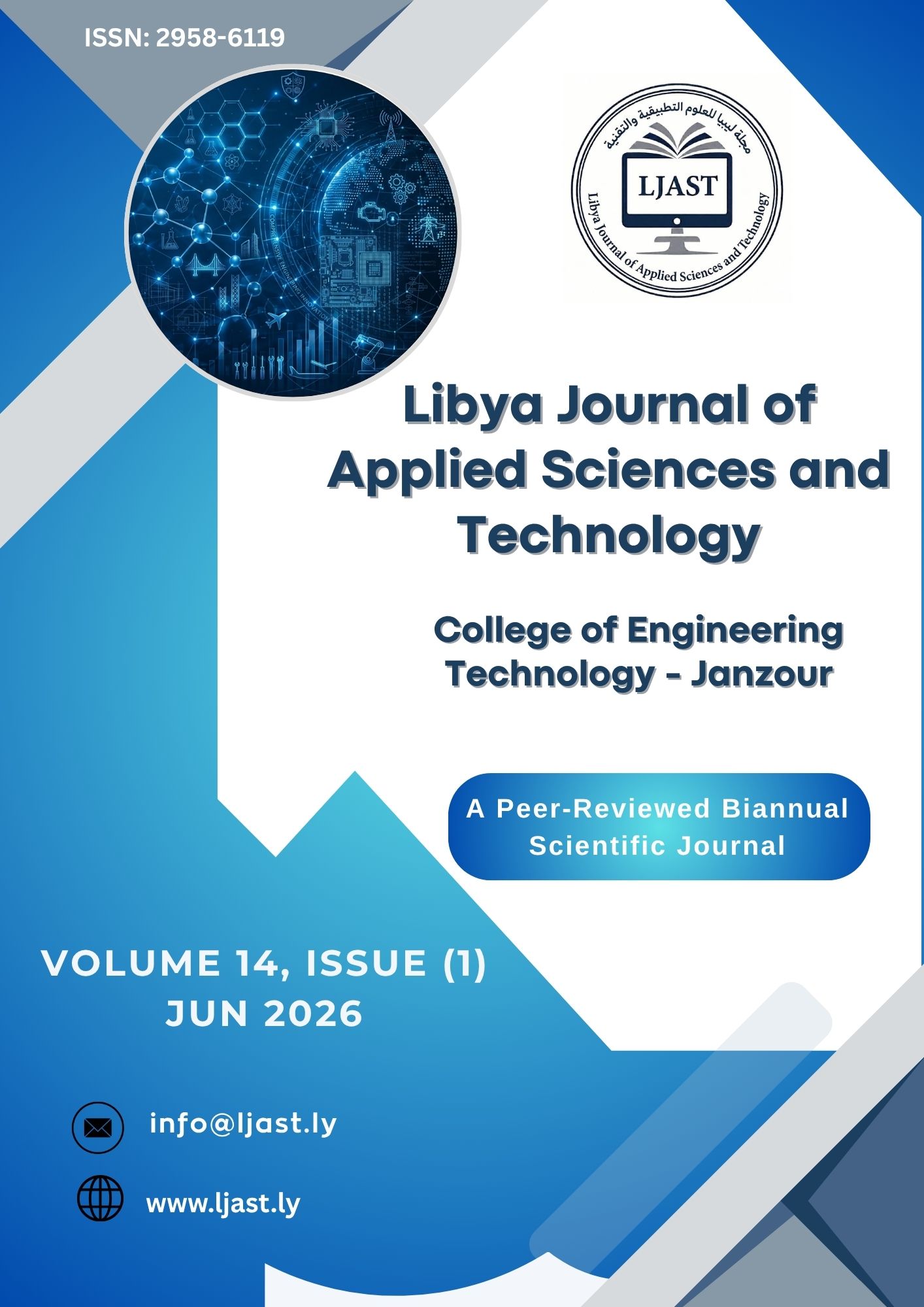 					View Vol. 14 No. 1 (2026):  LJAST
				